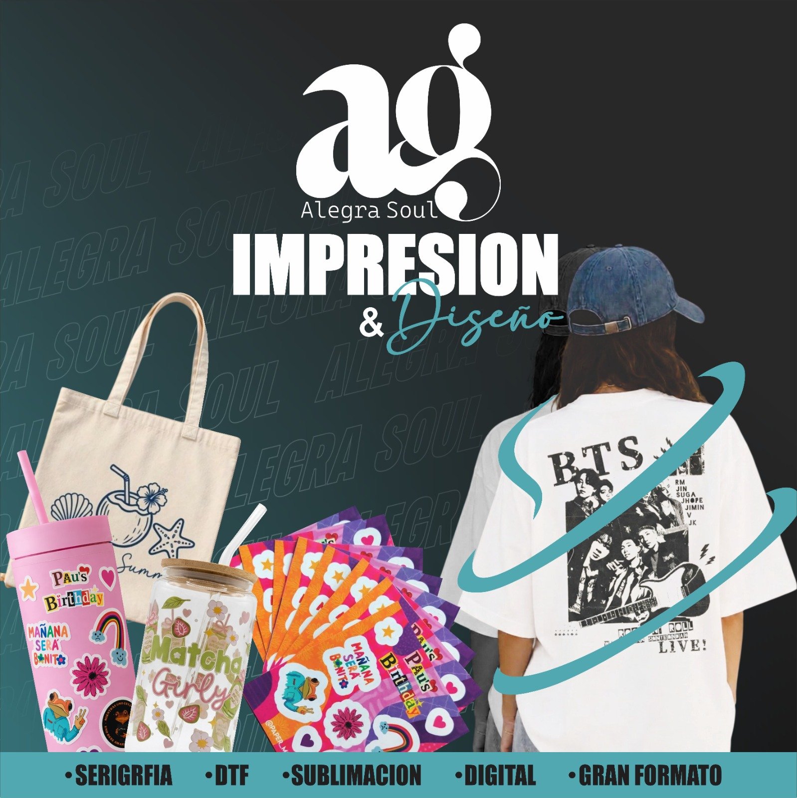Procesos de impresión, DTF, vinil y corte láser